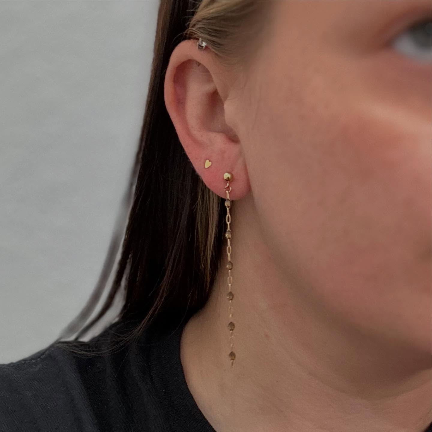 Ball Stud Earrings - Gold Filled
