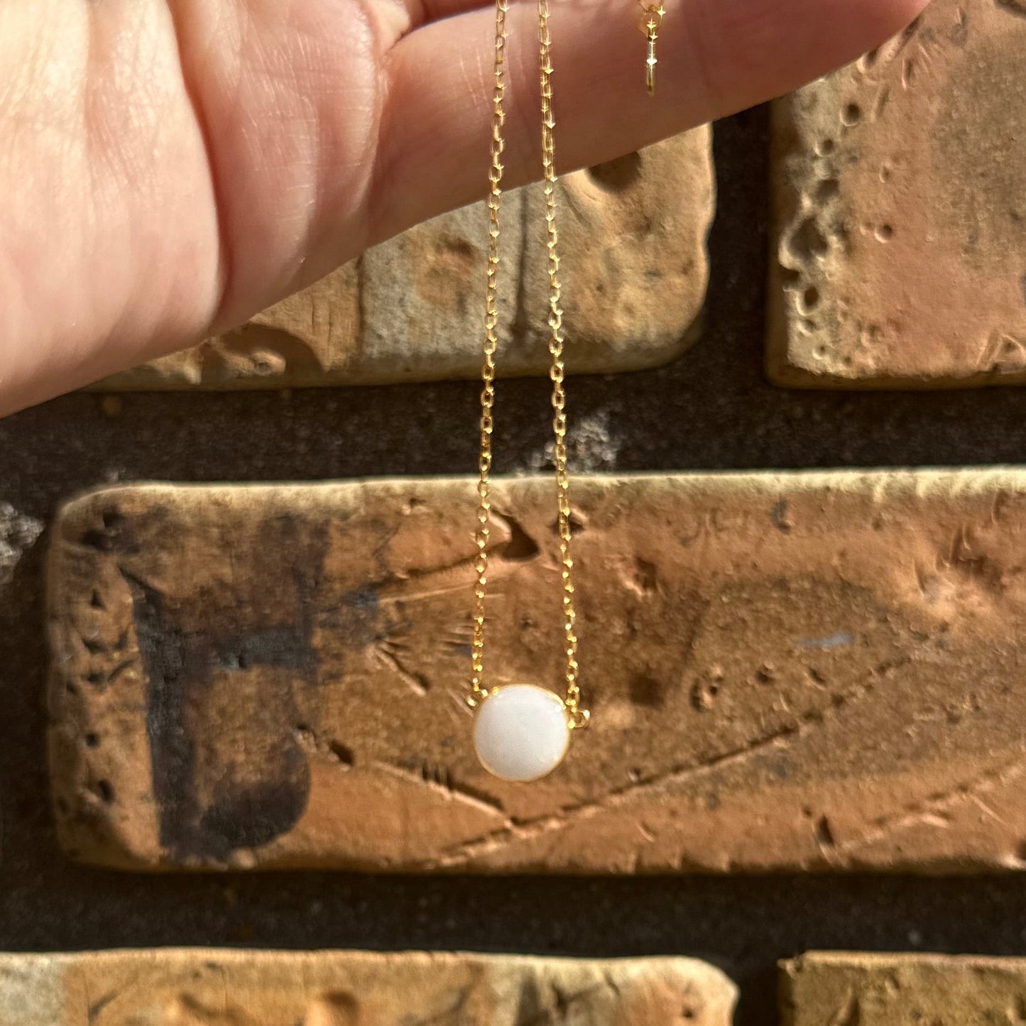 8mm Circle Necklace