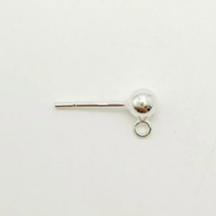 Ball Stud Earrings - Sterling Silver