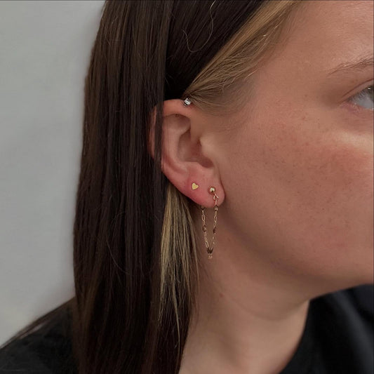 Ball Stud Earrings - Gold Filled