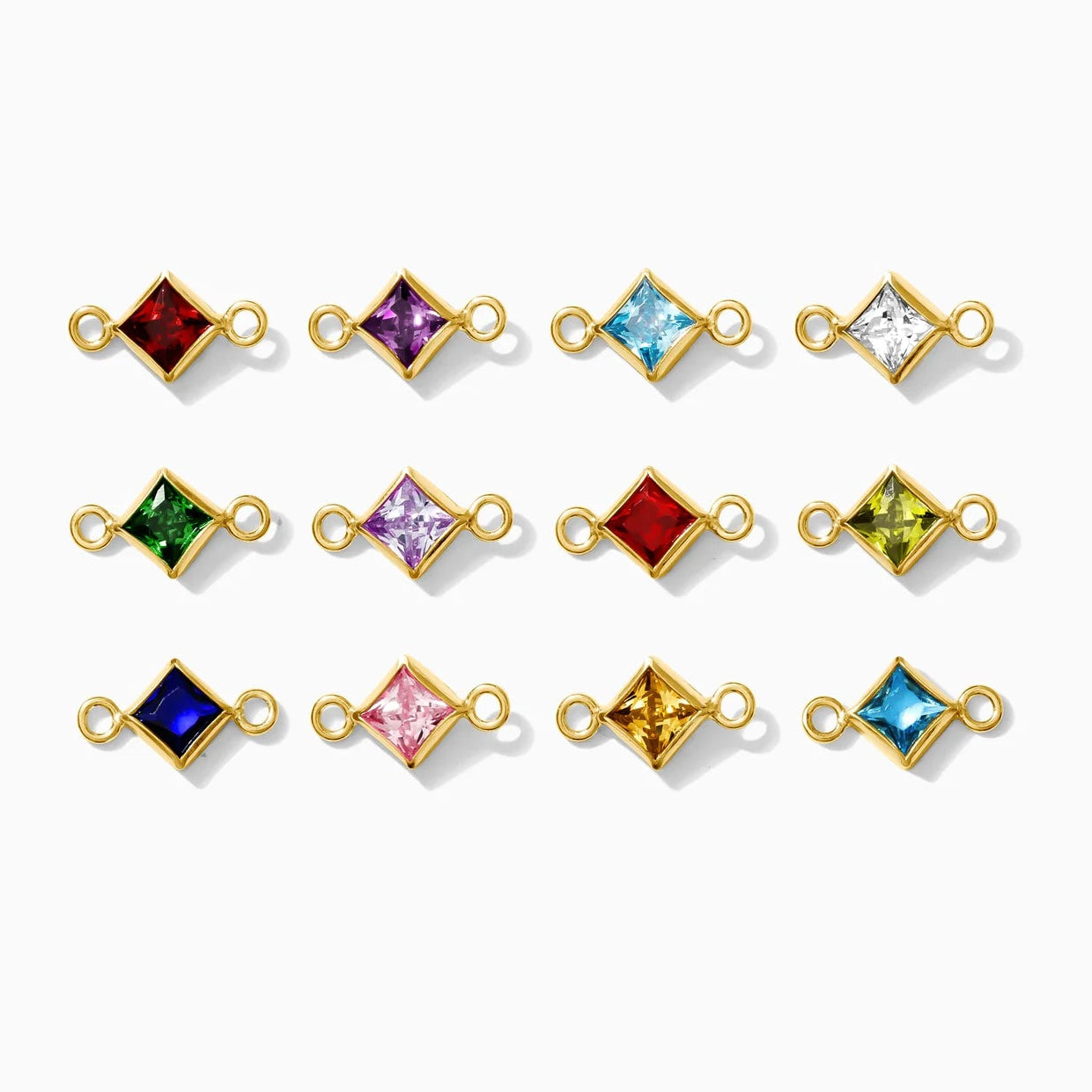 Birthstone Diamond Connectors