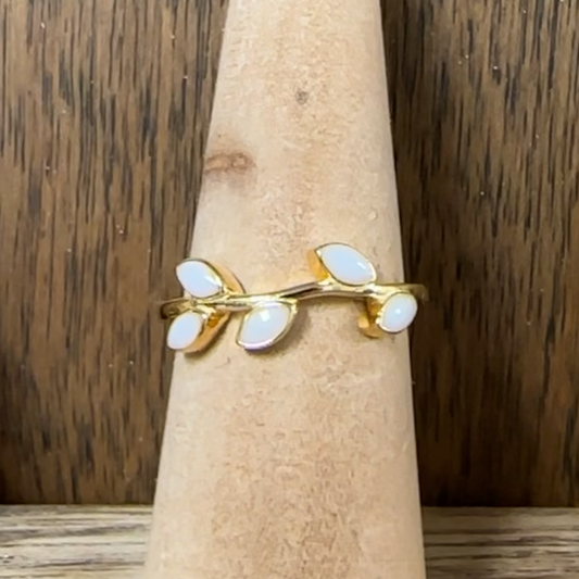 2mm x 4mm Flower Branch Ring