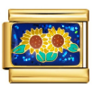 Sunflower with Blue Background