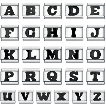 Alphabet Black