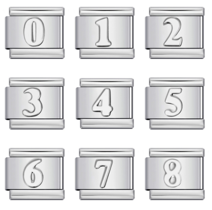 Number Block Silver
