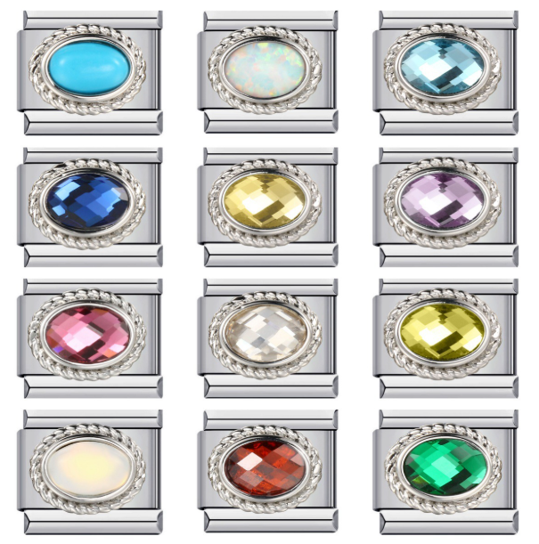 Birthstones Oval Crystal
