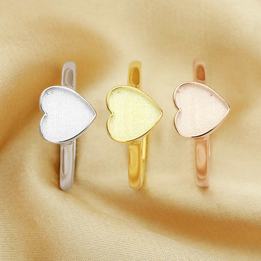 8mm Heart Ring