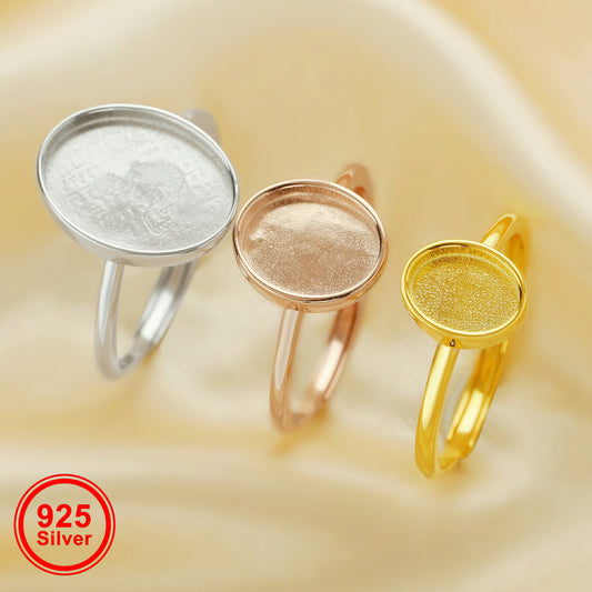 Oval Ring (4mm, 6mm, 8mm, or 10mm)