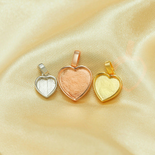 Heart Charm (6mm, 8mm, or 10mm)